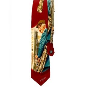 Norman Rockwell “The Saturday Evening Post” Silk Tie- New unused